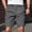 #Dark Gray, variant on DPTALR Men's Solid Color Casual Button Zippered Pockets Shorts,Dark Gray,XL