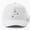 White, variant on Pyramid Pyraright Pyraleft Baseball Cap, Egyptian Dad Joke Wordplay Design, Classic Hat