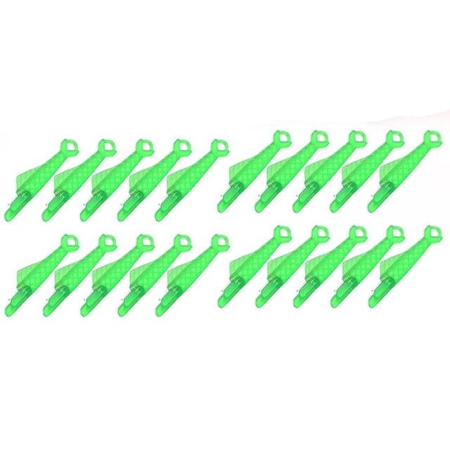 Sewing Kit Plastic, Needle And Thread Kit Needle and Thread Kit, 20X Needle Piercer(Green One Size)