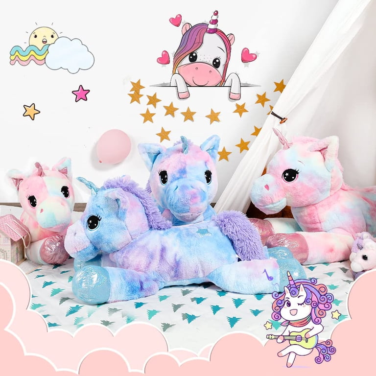 MaoGoLan Giant Unicorn Plush Toy, 43-Inch, Pink photo 4