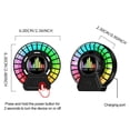 thumbnail image 3 of Magnetic RGB Rhythm Ambient Sound Pick Up Lamp for Car, LED Music Sync Interior Light Bar, Dynamic App Control LED USB Atmosphere Lights for Gaming Room & Vehicle Dashboard, Round Design, 3 of 8