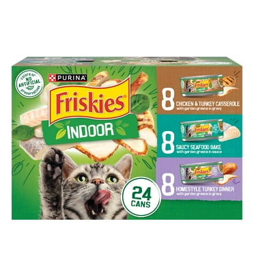 Purina Friskies Variety Pack, Wet Cat Food, 5.5 oz Cans, 24 Pack