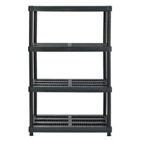 Juggernaut Storage 36 W x 24 D x 56 Inch H 4-Shelf Resin Shelving Unit