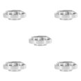 thumbnail image 3 of Dalazy Moyeux de Roue Durables 4 Pcs pour RC 1 10 Crawler 9 2 Jantes Performance Améliorée Argent 6mm 5Set, 3 of 6
