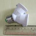 thumbnail image 6 of 2 in 1 E27 to 2 E27 Lamp Socket Splitter Adapter Plastic Light Bulb Base Stand Holder Easy Wiring Durable, 6 of 7