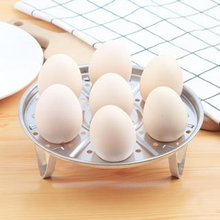 Egg Rack Steamer with Dish Plate Egg Clamp for Instant Pot 5,6,8qt Pressure  Cook