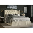thumbnail image 5 of Home Design Riley Tufted Upholstered Platform Bed Warm Grey - Queen, 5 of 5