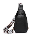 thumbnail image 5 of ibiyuan Crossbody Sling Backpack Retro Large Capacity Zipper Messenger Bag for Women, Fashion Solid Pattern Practical Daily Shoulder Crossbody Bag, 5 of 6