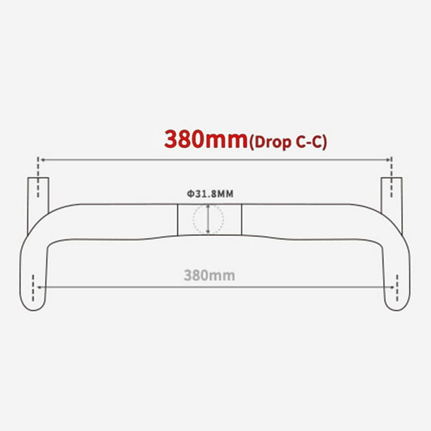 Road bike handlebar dimensions best sale