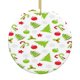 thumbnail image 1 of Adorno navideño colgante de Feliz Navidad para árbol de Navidad - Decoraciones colgantes de cerámica para fiestas - Ideas para regalar adornos navideños, 1 of 8