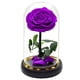 thumbnail image 2 of Rosas de cristal BLESIY Regalo romántico violeta luz de mesa, 2 of 8