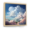 thumbnail image 2 of Designart "Canvas of the Skies Cloudy Artistry X" Landscapes Floater Framed Canvas Print, 2 of 7