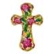 thumbnail image 1 of 5D diamante pintura ornamento para niños adultos decoración de pared taladro completo Pascua pintura por números Kit cristal mosaico rosa cruz, 1 of 8