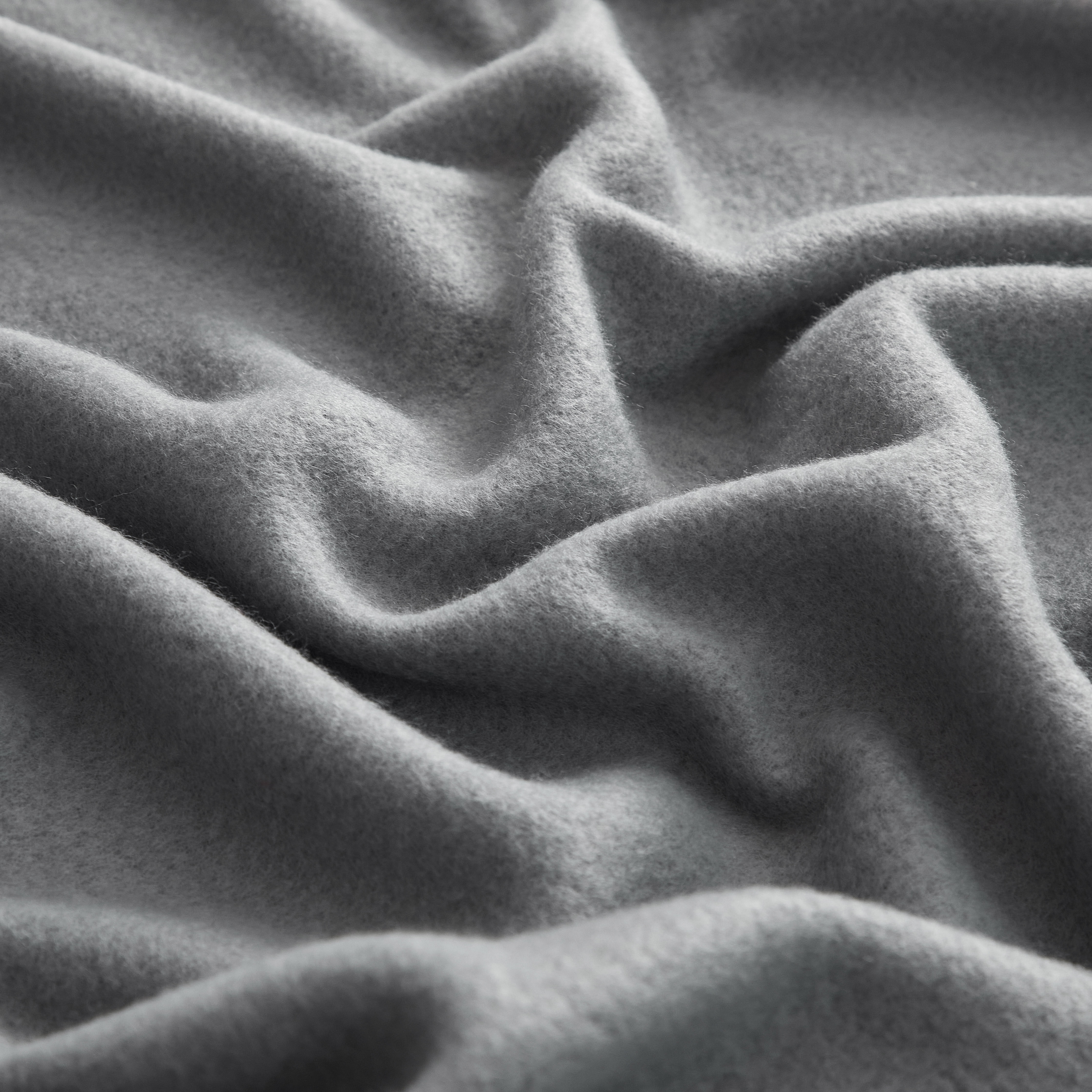Mainstays Gray Flannel Cozy Fleece Throw Blanket, 50" x 60"