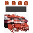 thumbnail image 3 of NevEND Unisex Men and Women's Super Soft Luxurious Classic Unisex Plain Plaid Winter Scarf Wrap Fashion Warm Neck For Cold Wether Winter and Fall, 3 of 5