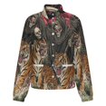 thumbnail image 5 of Jackets for Women Winter Coat Jackets Flannel Stand Collar Jacket(Grim Reaper Tigers Death Skulls Clouds,Size:S-4XL), 5 of 7