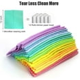 thumbnail image 2 of 21 Reusable Paper Towels Washable, 11.8" X 11.8" Super Absorbent Microfiber Towels Kitchen, Dishwasher Safe, No Odor, Super Soft, Highly Absorbent, Waste Less, Rainbow Color, 2 of 7