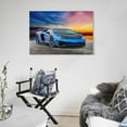 thumbnail image 5 of Racing Car Poster (14) Room Aesthetic Poster Print Art Wall Painting Canvas Posters Gifts Modern Bedroom Decor 12x18inch(30x45cm), 5 of 6