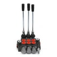 thumbnail image 7 of 3 Spool Hydraulic Control Valve 11 GPM, Hydraulic Directional Control Valve Double Acting for Tractors, Loaders, Tanks - 1/2" Ports, 7 of 7