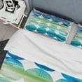 thumbnail image 4 of Designart 'Circle Abstract Blue Colorfields I' Geometric Duvet Cover Set, 4 of 4