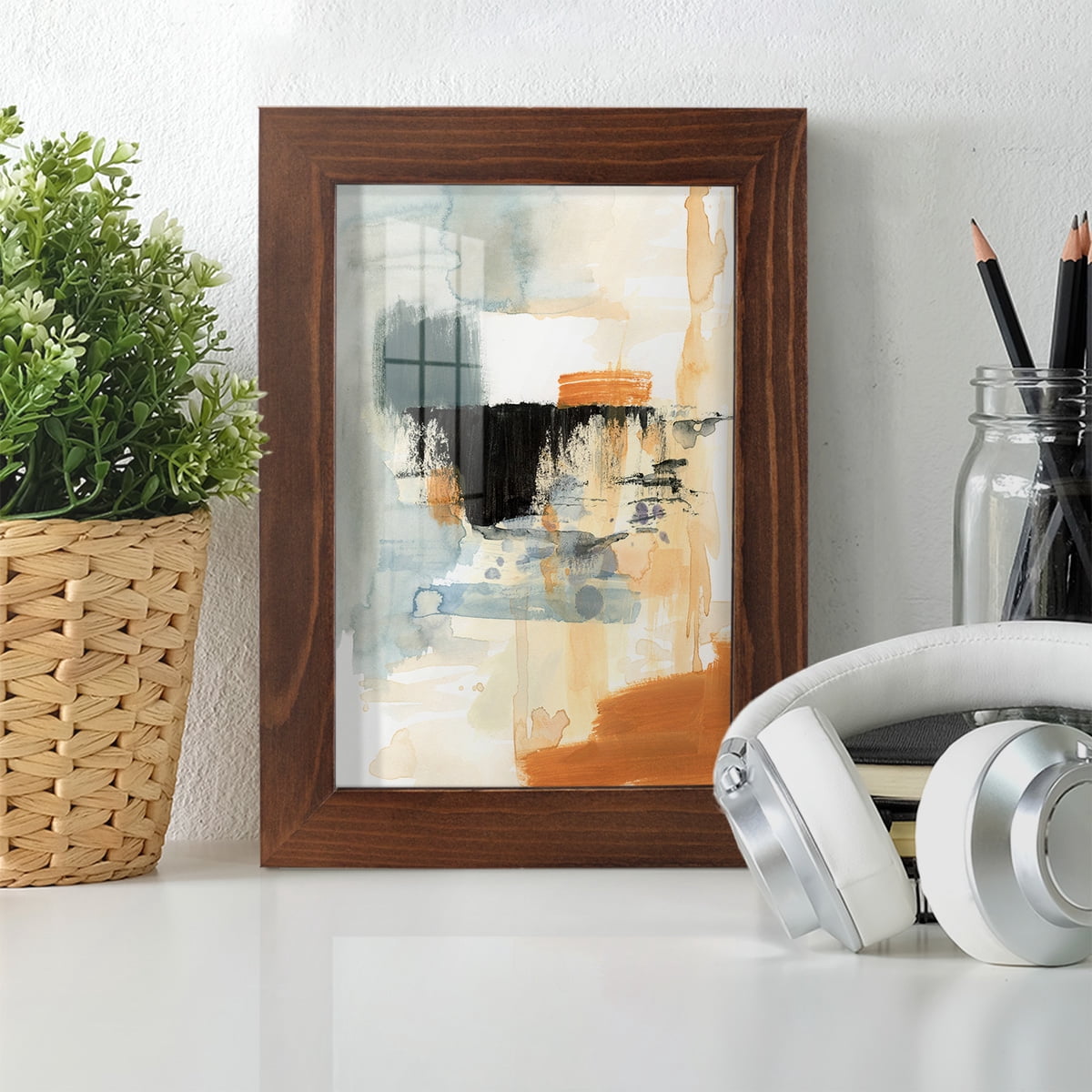 Seria IV - Framed Print w/glass - Chestnut
