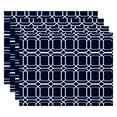 thumbnail image 2 of Simply Daisy 18" x 14" O the Fun Geometric Print Placemat, Set of 4, 2 of 4