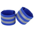 thumbnail image 5 of 4 Pcs Blue Reflective Bands for Wrist Reflective Wristbands High Visibility Cycling Riding Reflector Tape Straps, 5 of 8