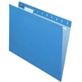 thumbnail image 2 of Pendaflex 81603 1/5-Cut Tabs Letter Size Colored Hanging Folders - Blue (25/Box), 2 of 2