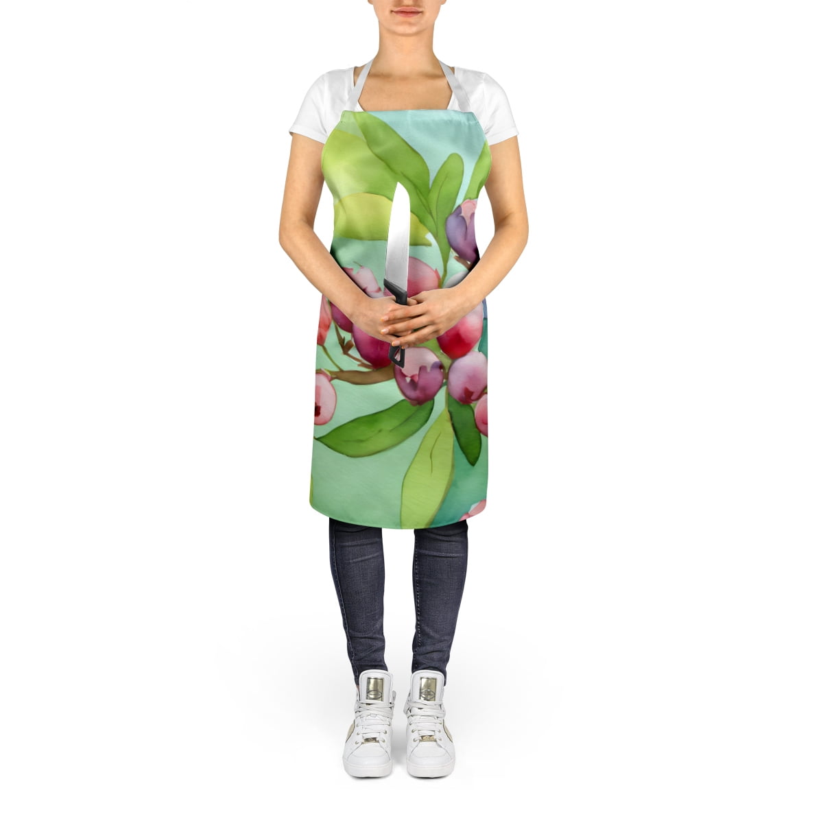 Connecticut Mountain Laurels in Watercolor Apron 27 in x 30 in