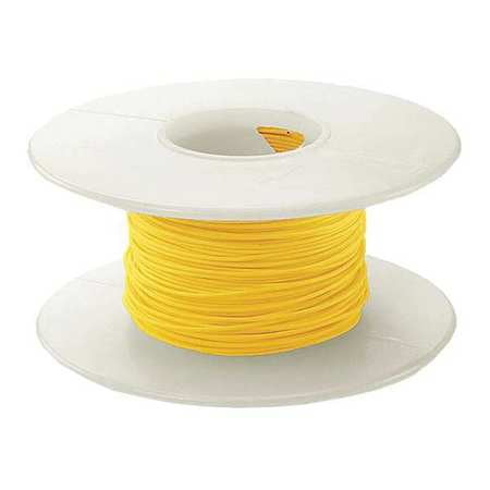 OK INDUSTRIES Wire Wrapping Wire,26 AWG,Yellow,100 Ft. KSW26Y-0100