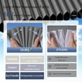 thumbnail image 4 of No Drill No Tools Cellular Shades Blackout Color-Matched Honeycomb Blinds Easy to Install Cordless Cellular Blinds for Windows, Blackout-Light Gray, 41"W x 48"H, 4 of 8