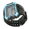 thumbnail image 4 of Men's Electronic Watch Night Light Waterproof Large Dial Dual Time Digital Sports WatchBlack Blue, 4 of 14