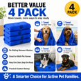 thumbnail image 3 of XL Microfiber Dog Bath Towel, 100×60CM Super Absorbent Quick-Drying Pet Grooming Towel for Small, Medium & Large Dogs and Cats, Machine Washable, 3 of 9