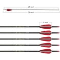 thumbnail image 5 of Carbon Arrow 29 Inch 12-Pack Hunting Arrows Spine 400 for 30-65lb Bows Archery Compound & Recurve & Traditional Bow, 5 of 7