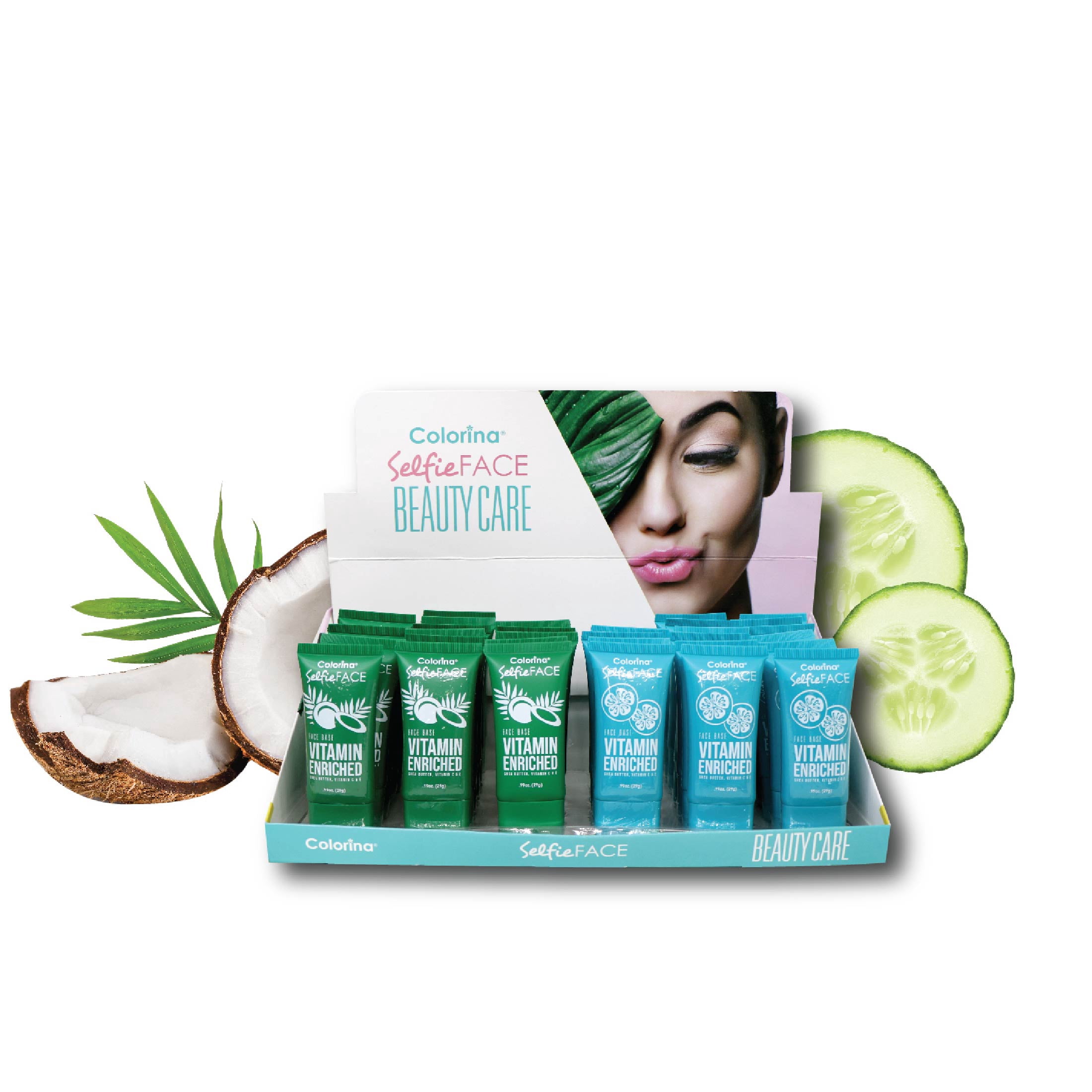 Colorina Makeup Studio Selfie Face Collection Cucumber Vitamin Enriched Cucumber Primer 0.99 oz