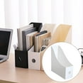 thumbnail image 6 of File Holder Desk Document Paper Vertical Organizer Stand Shelf White, 6 of 6