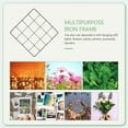 thumbnail image 2 of 6 Pcs Decor Ornament Bed Room Wire Photo Display Panels Stand Wall Mount Iron Net Adornment Grid The Storage, 2 of 6