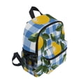thumbnail image 2 of FORMRS School Backpack with Front Zippered Pocket 12" Student Travel Daypack, Light Blue Plaid, 2 of 6