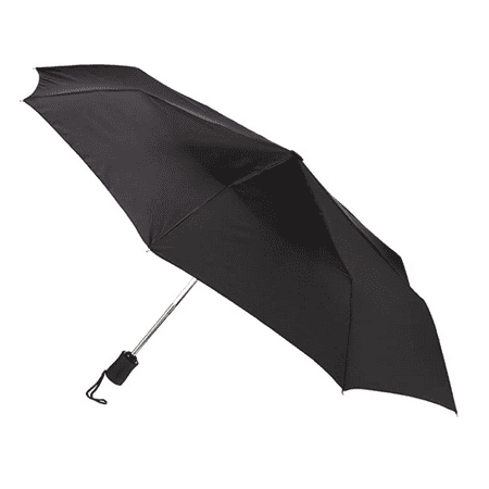 Lewis N. Clark Automatic Travel Umbrella, Black