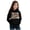 Black, variant on Kids Girls Sweatshirts Retro Groovy Letter Daisy Print Hoodie Long Sleeve Pullover Sweatshirt with Kangaroo Pocket Outdoor Activities Sweatshirts