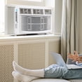thumbnail image 6 of 10,000 BTU Window Mounted Air Conditioner, TurboFast Cooling AC Unit Cools 450 Sq. Ft., Window AC Unit w/Remote/Wi-Fi App Control, Easy Install Kit, 3in1 Smart Air Conditioner w/Dehumidifier& Fan, 6 of 8