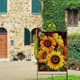 thumbnail image 5 of Home Decorative Sunflowers House Flag, Summer Fall Garden Yard Outdoor Welcome Decor Autumn Vintage Outside Flower Decoration Sign, Farmhouse Seasonal Large Burlap Flag Double Sided 28 x 40, 5 of 5