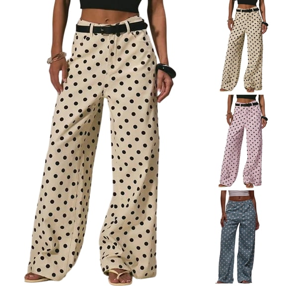 Wutalume Baggy Jeans for Women Vintage Boyfriend Fit, Mid-Low Waist Loose Hip Hop Style Denim Pants with Retro Wash,Beige L
