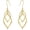 Gold, variant on Silver Plating Dangle Earrings for Women, 14k Gold Plated Double Linear Drop Statement Earrings Anniversary Birthday Gifts for Women