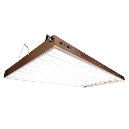 Hydrofarm Agrobrite Designer FLP48 4 Foot T5 8 Tube Grow Light with 432W