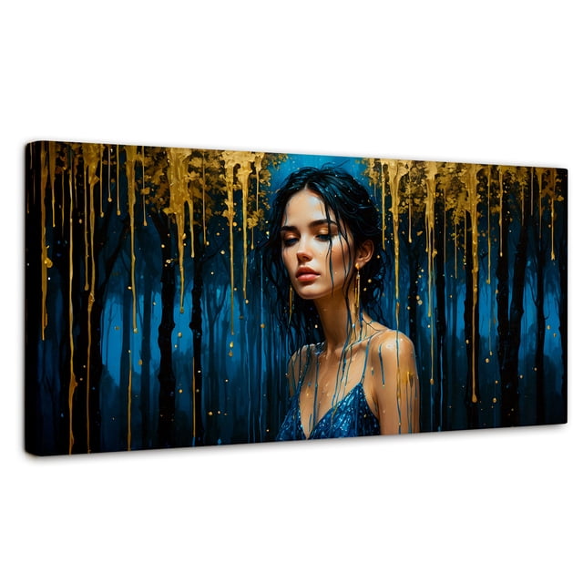 Cuadro Decorativo Canvas Lluvia Celestial 140x70