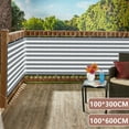 thumbnail image 2 of Filet d'Intimité pour Balcon 1 m X 3 m, Filets de Clôture Résistants aux UV, Résistant à la Chaleur, Écran Solaire Extérieur pour Balcon avec Corde pour Maison, Jardin, Patio, Piscine, Vérandas, Clôtures, 2 of 9