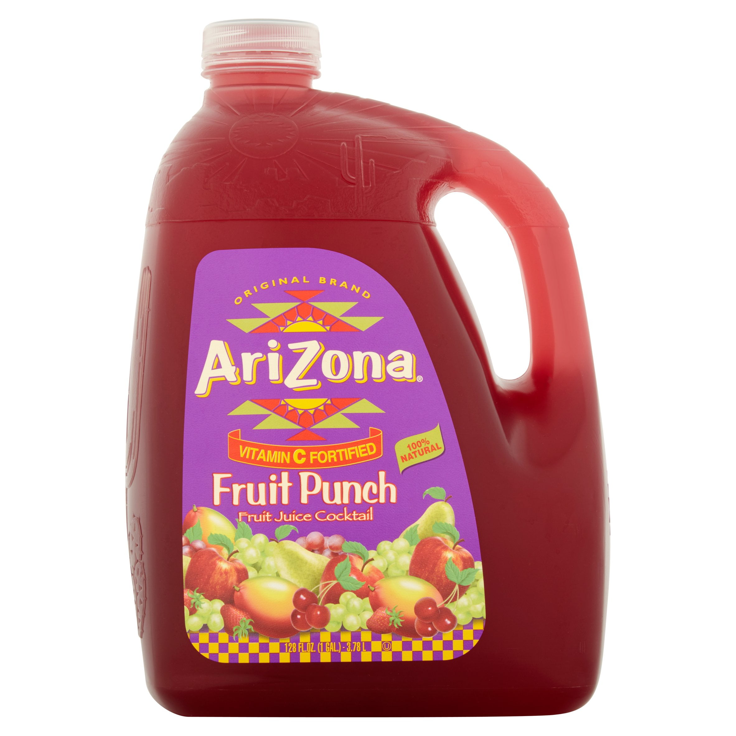 Arizona Juice Cocktail, Fruit Punch, 128 Fl Oz, 1 Count - Walmart.com