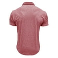 thumbnail image 4 of ZZwxWA Henley Shirts for Men Short Sleeve Summer Shirts Quick Dry Breathable Golf Shirts Sports Outdoor T-Shirt, 4 of 6