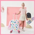 thumbnail image 2 of Carry on Hardshell Luggage Sets with Wheels Travel Essentials for Kids,Suitcases for Girls with Wheels Travel Pillow Airline Approved 16 Inch, 2 of 7